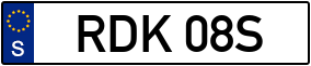 Truck License Plate